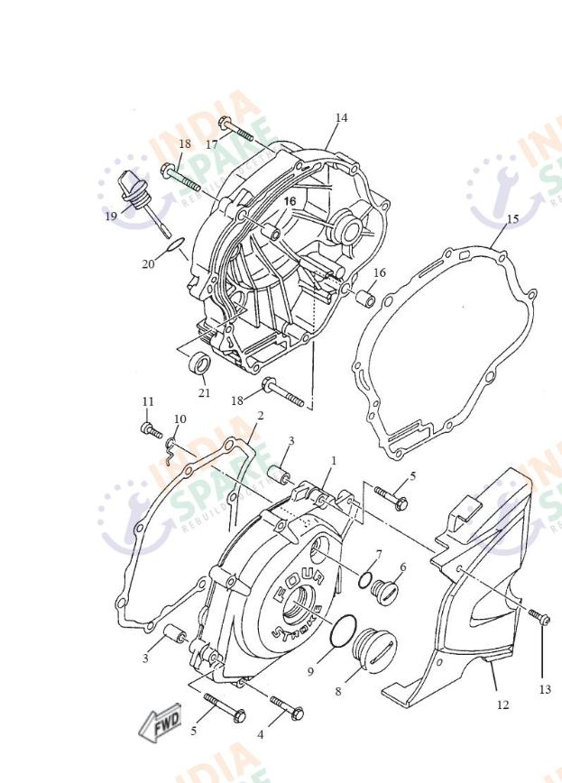 CRANKCASE COVER